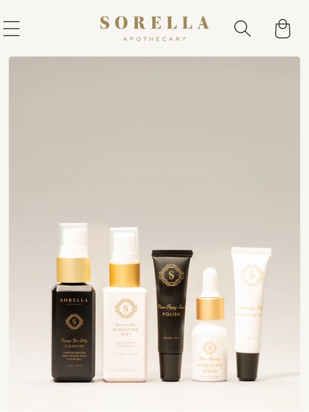 💋 Sorella Apothecary The Best Sellers Kit Gift Set